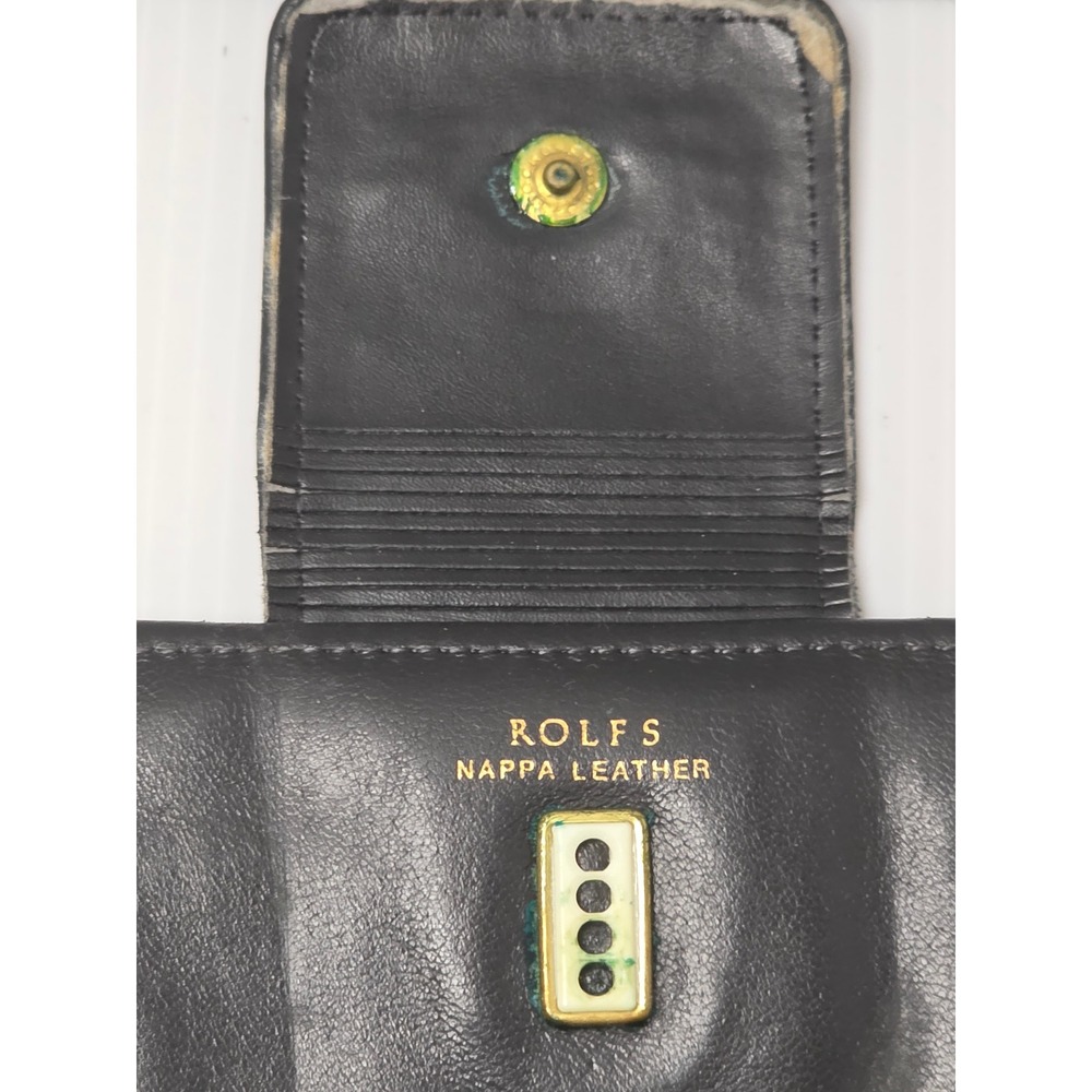 Rolfs Wallet Organizer‎ OS Black Fair American Classic Nappa Leather